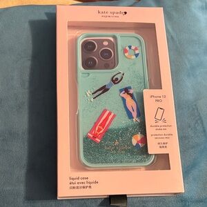 kate spade Aqua Liquid Case for iPhone 13 Pro